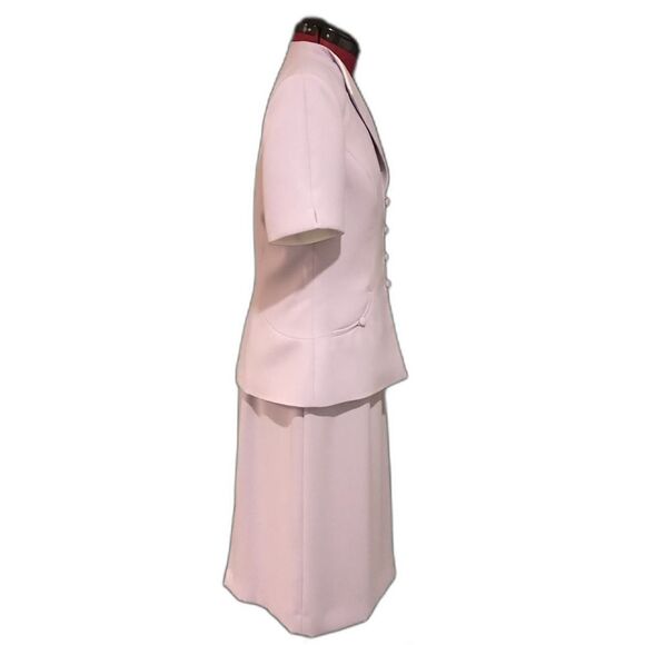 Kasper ASL Jacket Dress Women’s Size 10 Lilac 2-Piece Suit Dress Short Sleeve - Picture 2 of 11